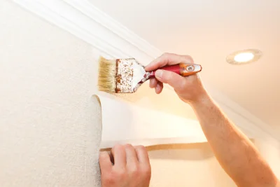 Pose de papier peint à Chamant — revêtements muraux et toiles de verre